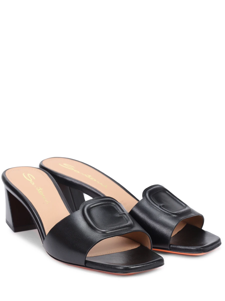 Мюли кожаные