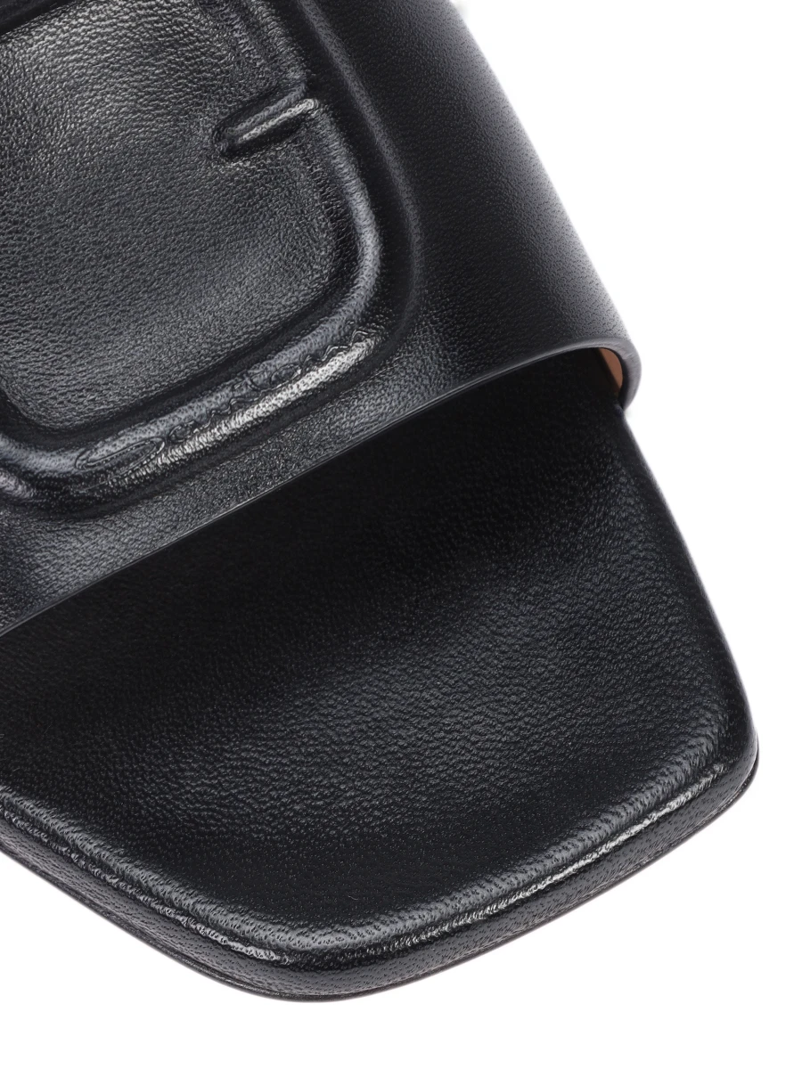 Мюли кожаные