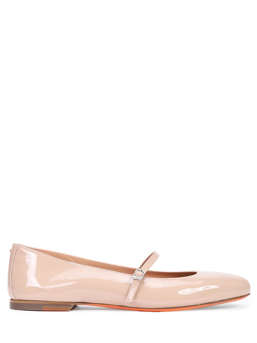 Балетки кожаные