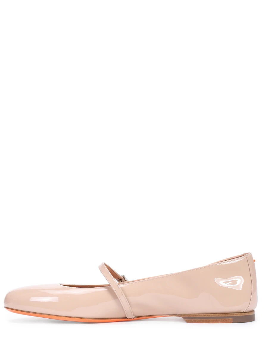 Балетки кожаные