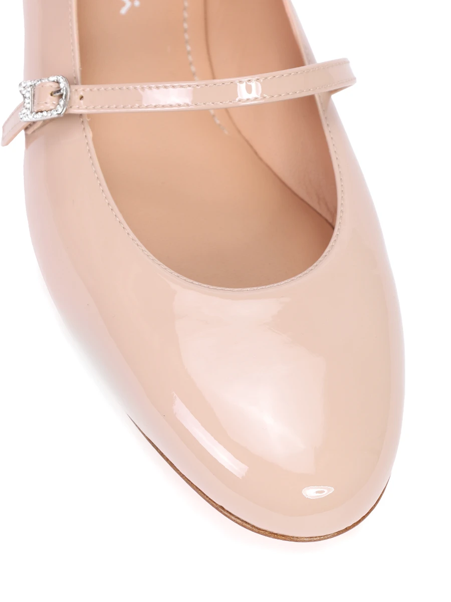 Балетки кожаные