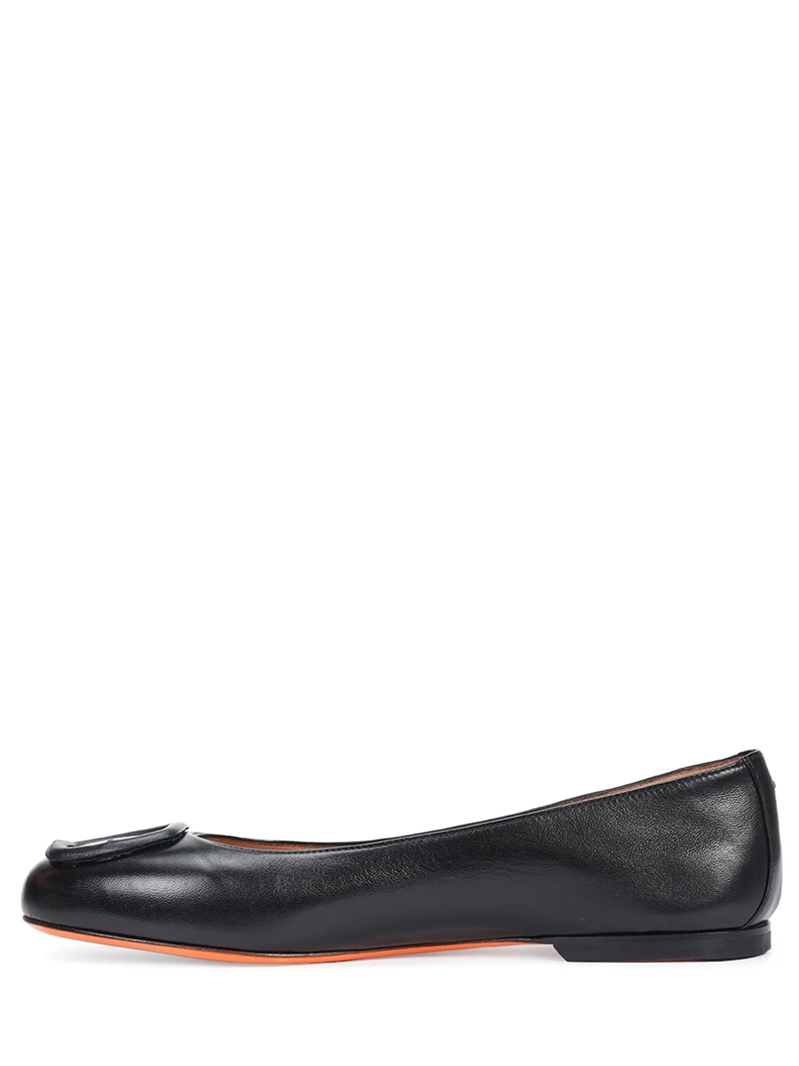 Балетки кожаные