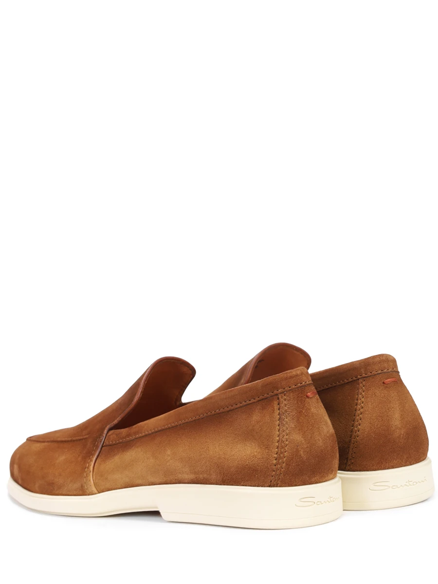 Лоферы замшевые