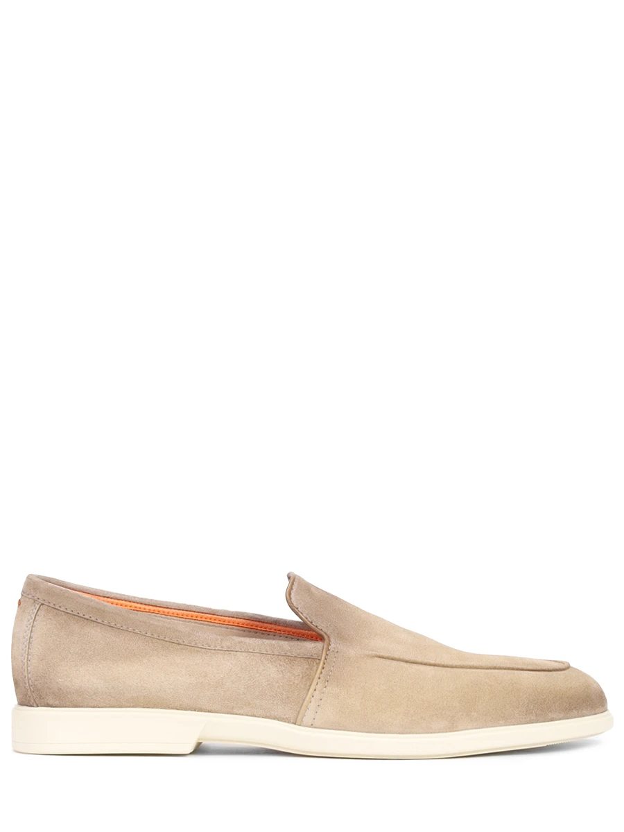 Лоферы замшевые