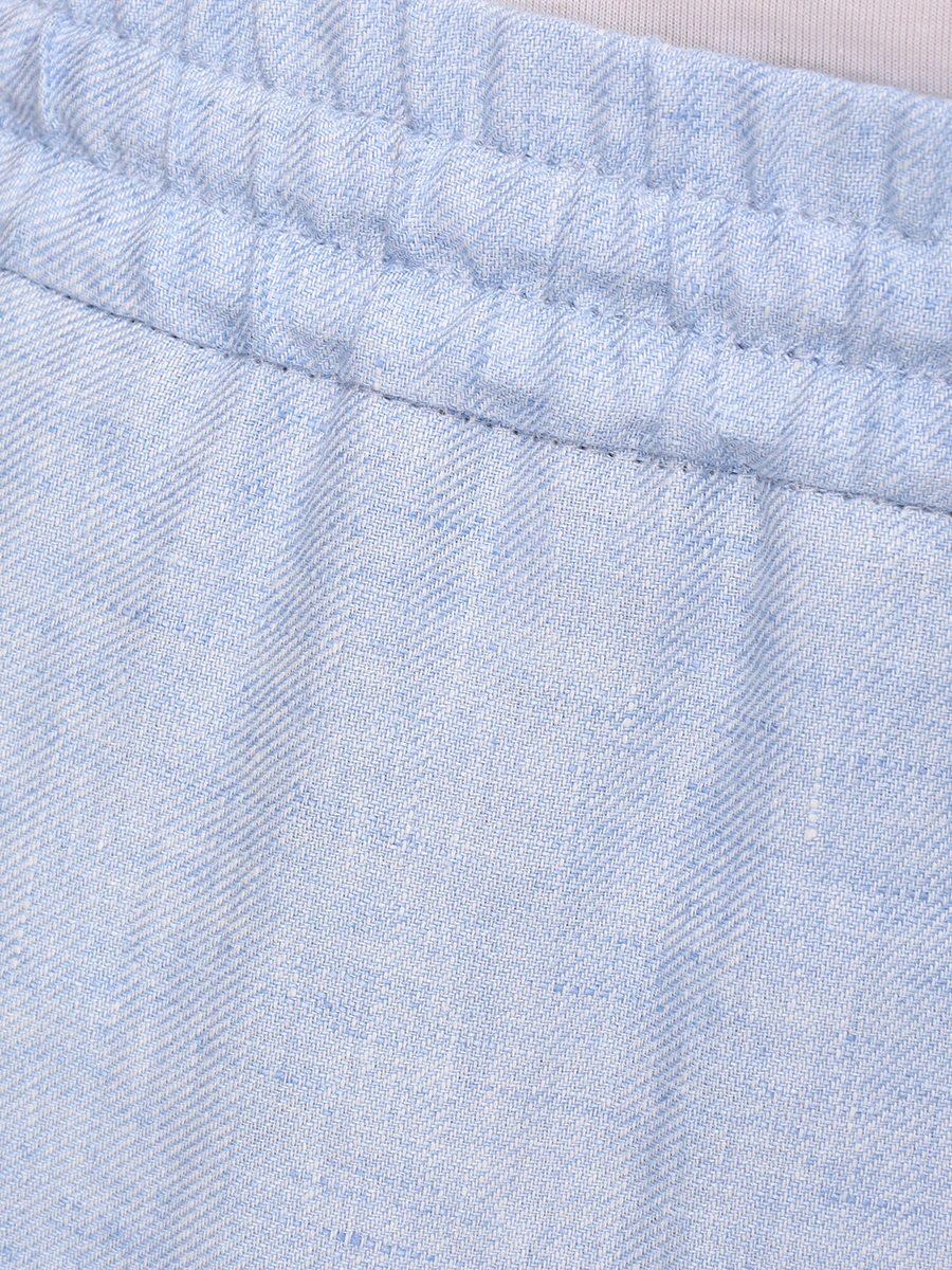 Брюки льняные