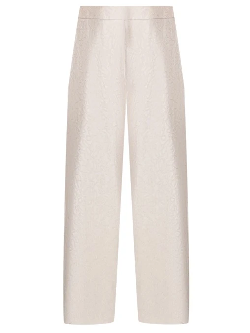 Брюки из вискозы и шелка AGNONA