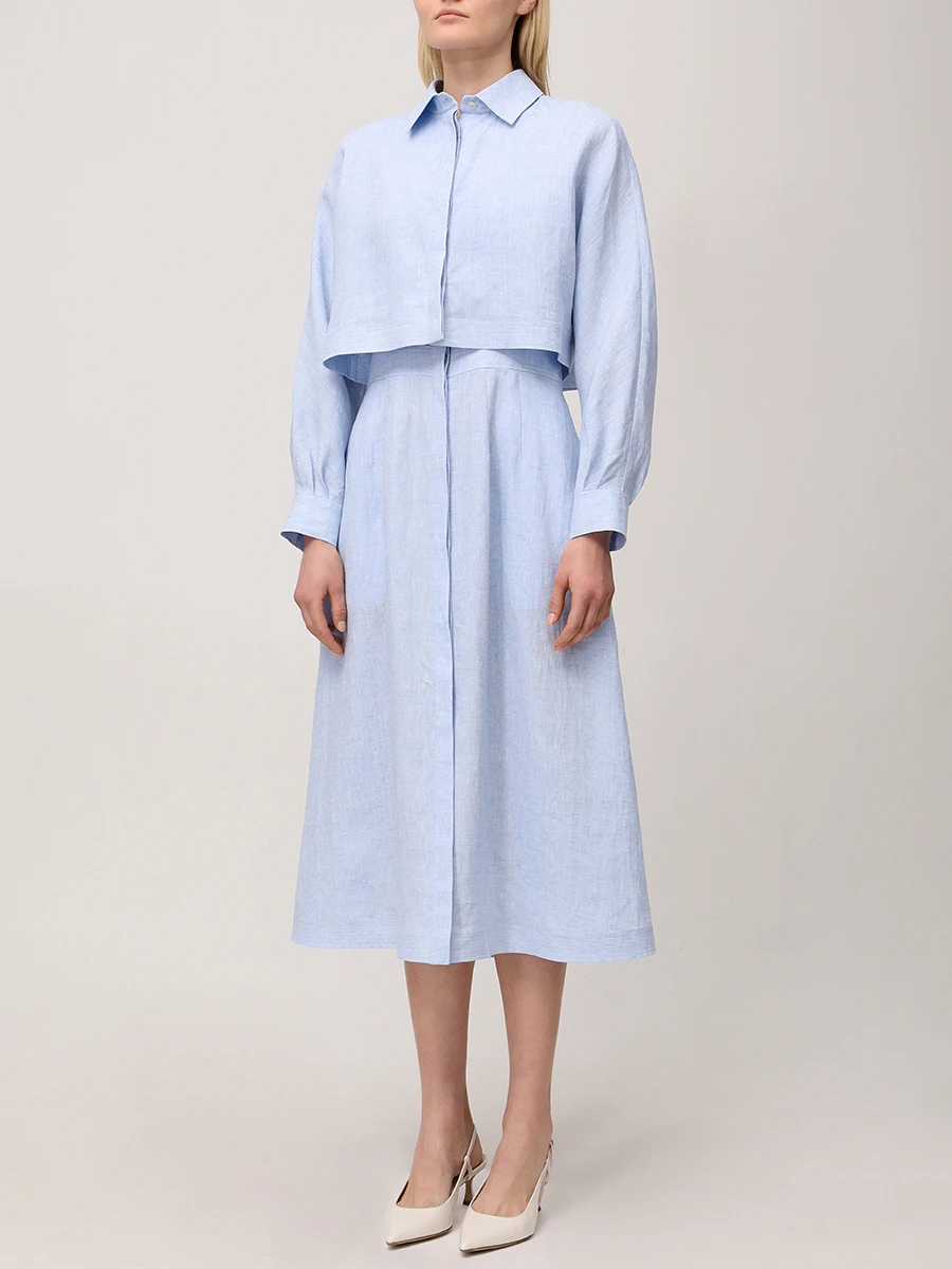 Платье льняное