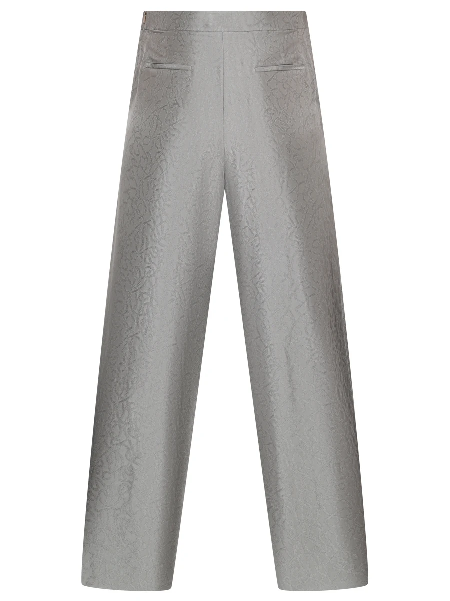 Брюки из вискозы и шелка