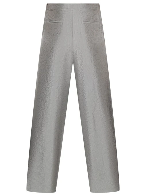 Брюки из вискозы и шелка AGNONA