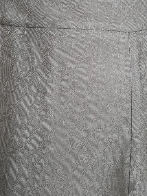 Брюки из вискозы и шелка AGNONA