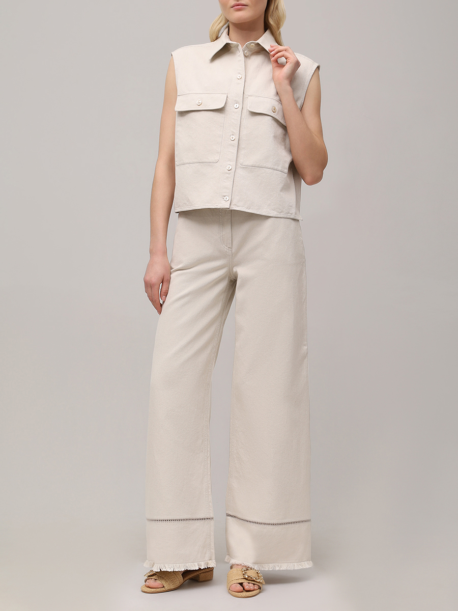 Жилет джинсовый