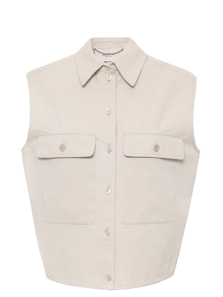 Жилет джинсовый