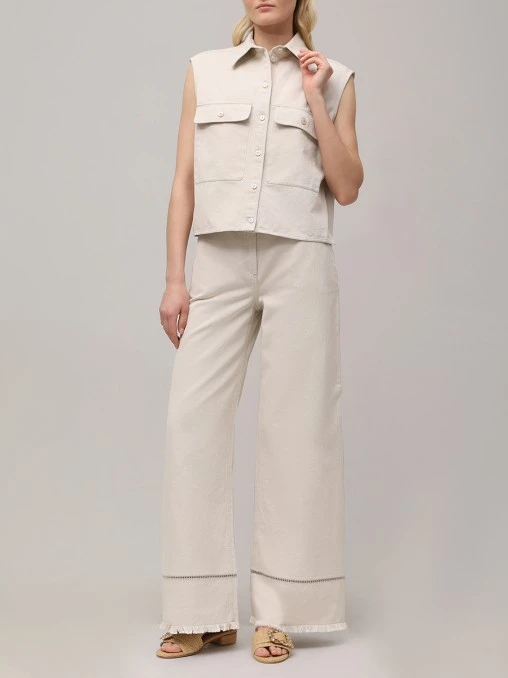 Жилет джинсовый AGNONA