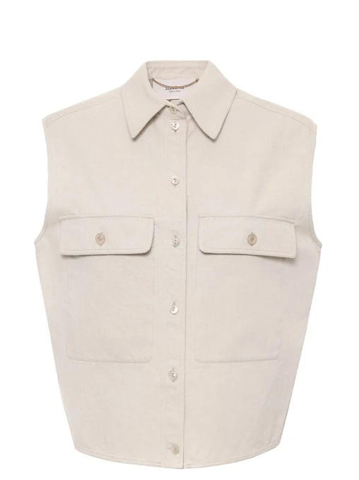 Жилет джинсовый AGNONA