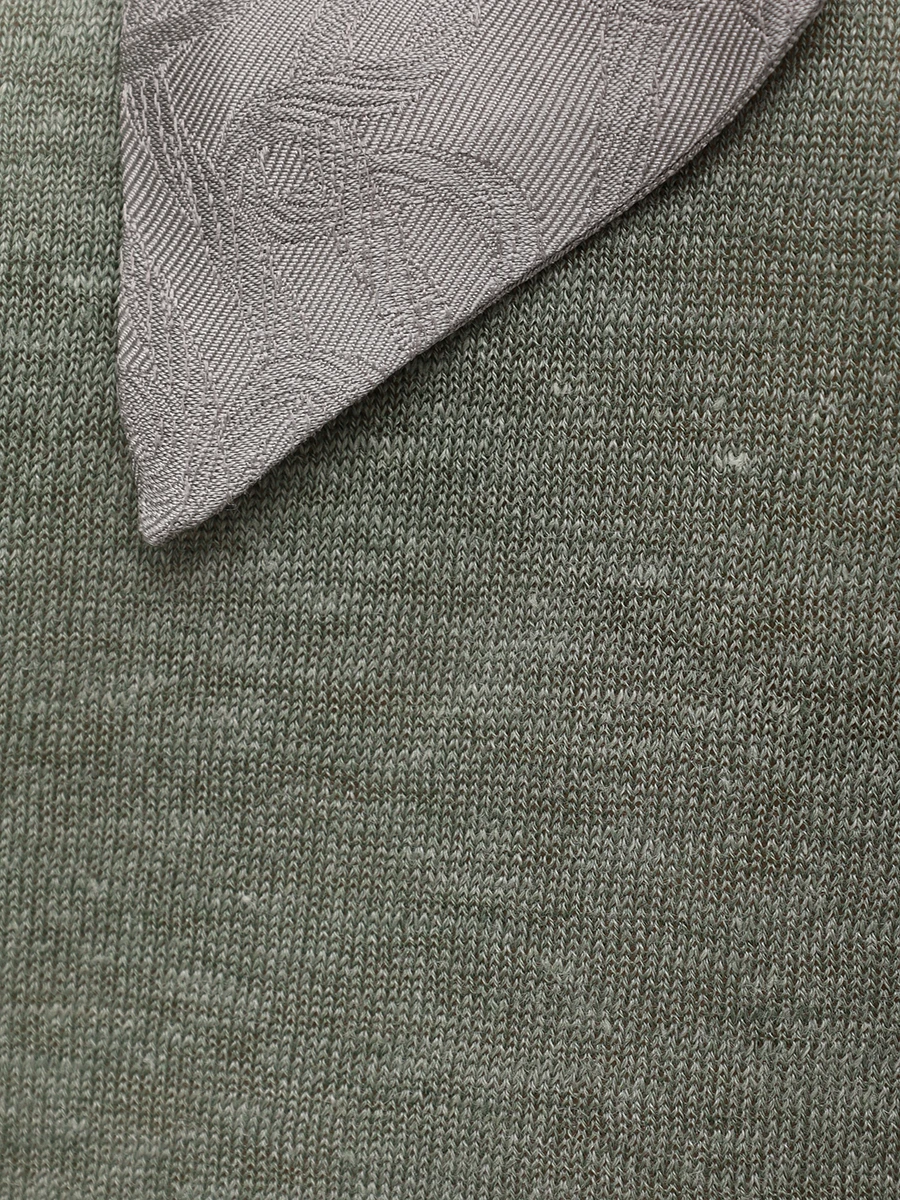 Джемпер из шелка и льна