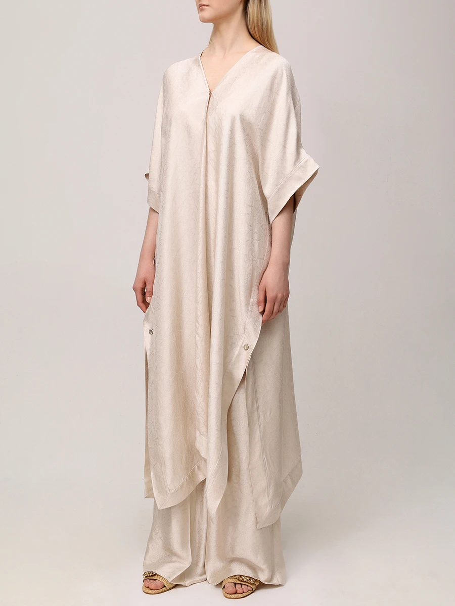 Накидка из вискозы и шелка