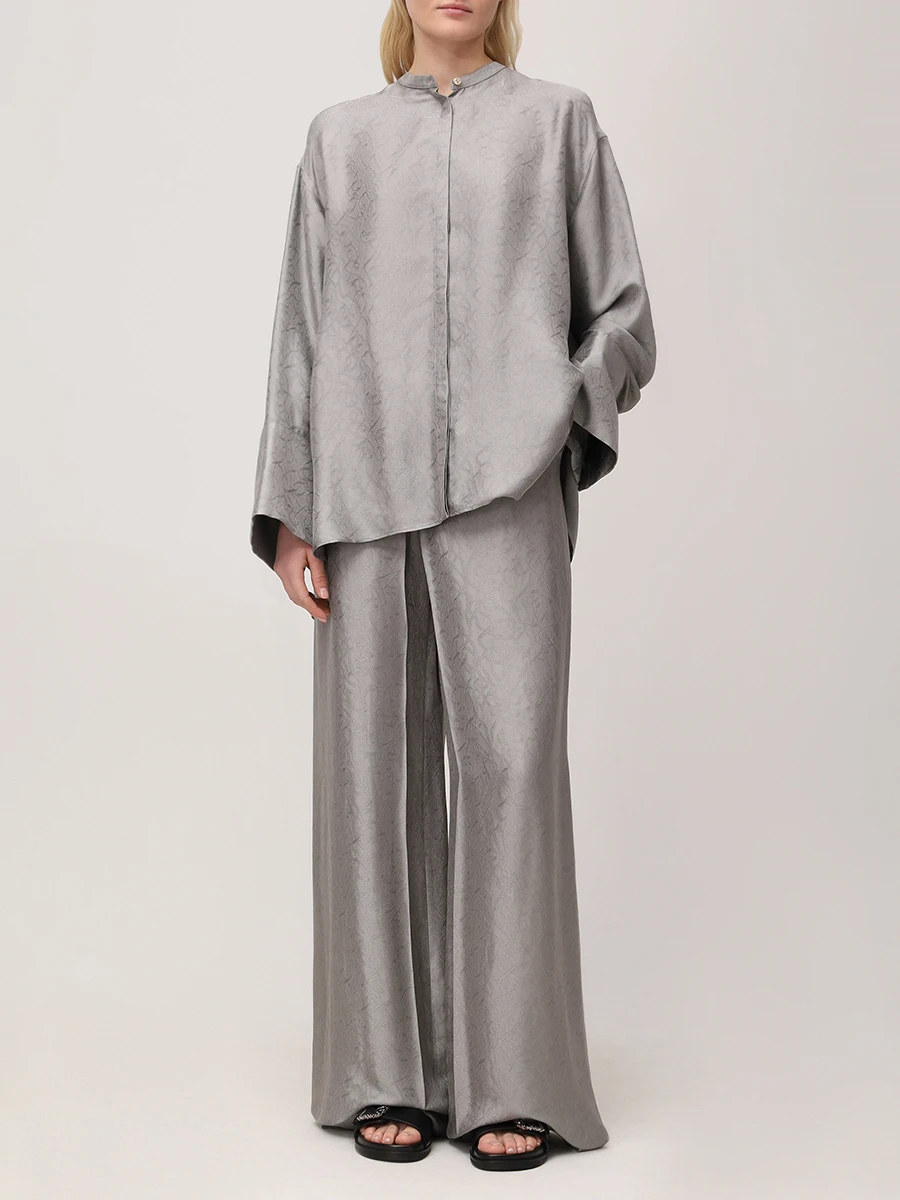 Рубашка из вискозы и шелка