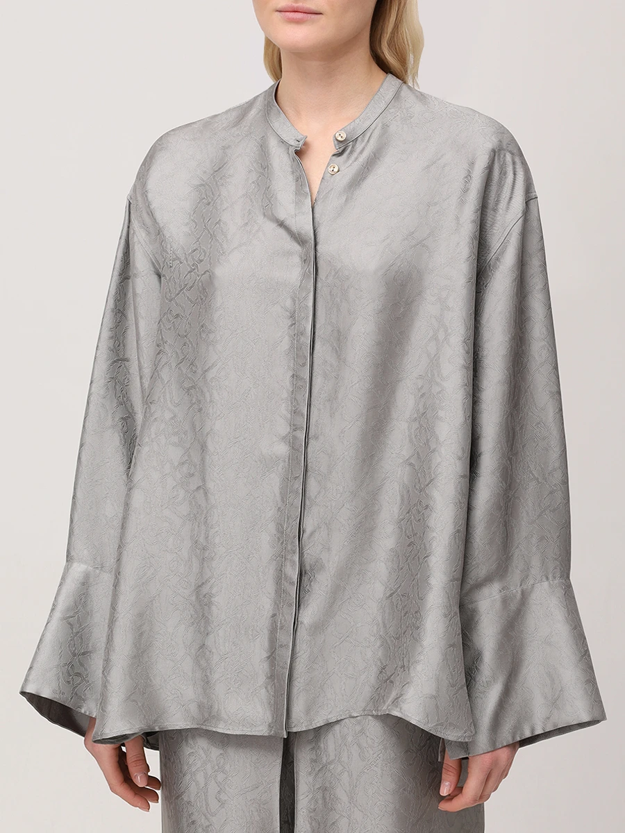 Рубашка из вискозы и шелка