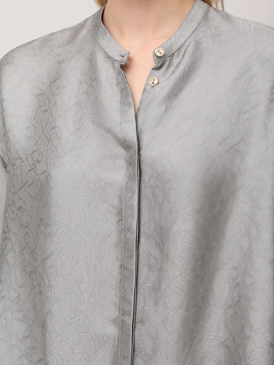 Рубашка из вискозы и шелка