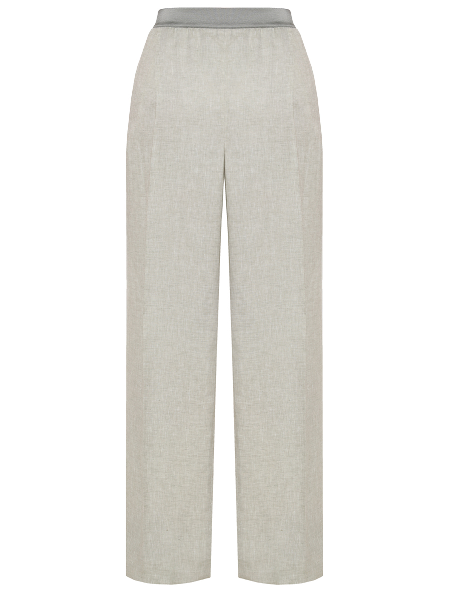 Брюки льняные