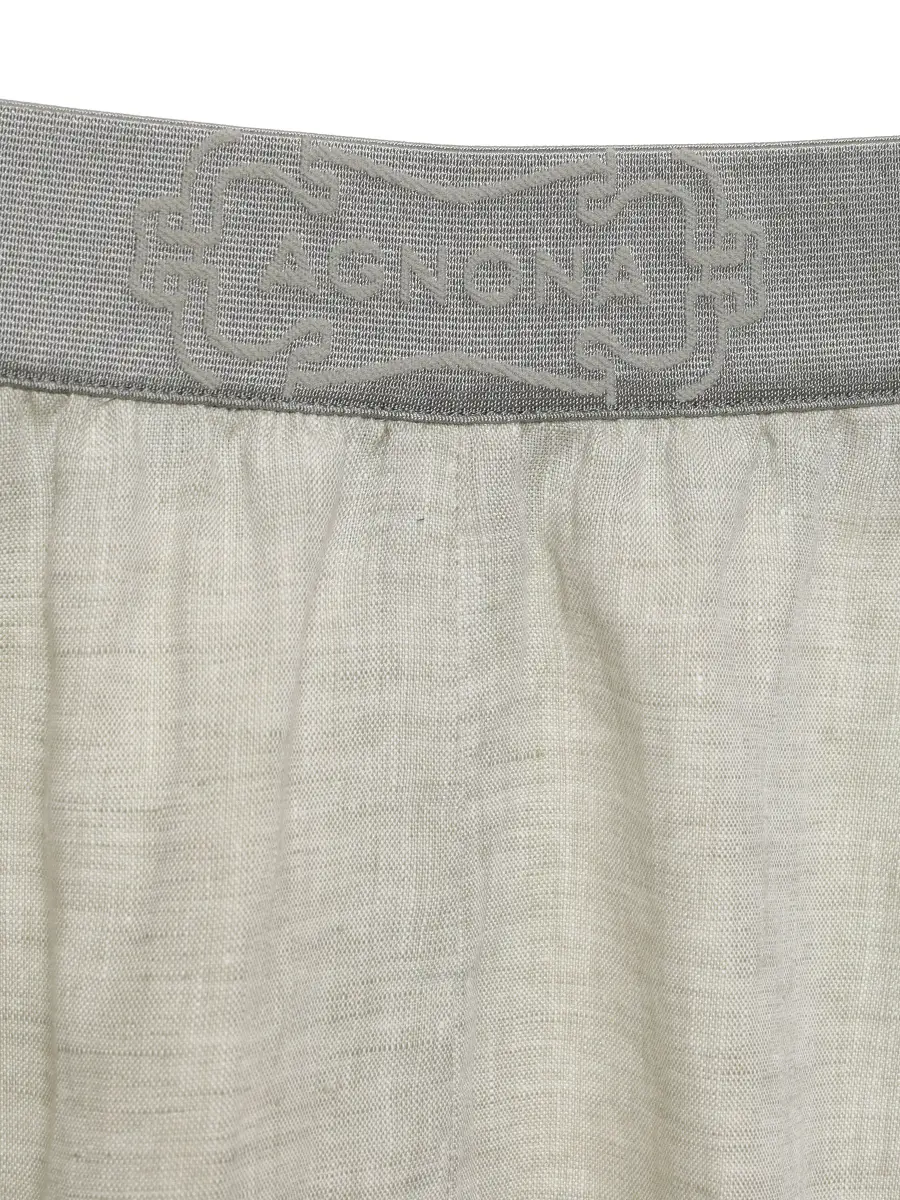 Брюки льняные