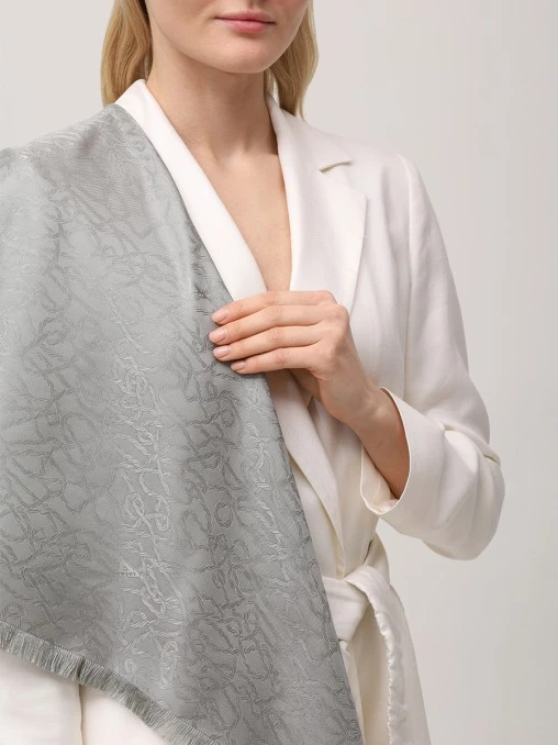 Платок из вискозы и шелка AGNONA