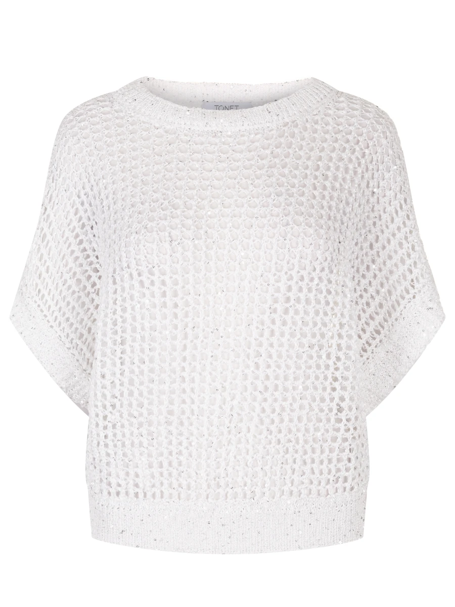 Джемпер из хлопка и льна