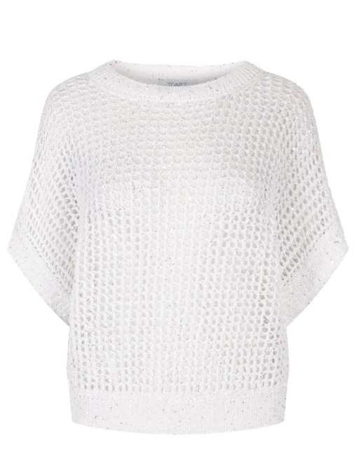 Джемпер из хлопка и льна TONET