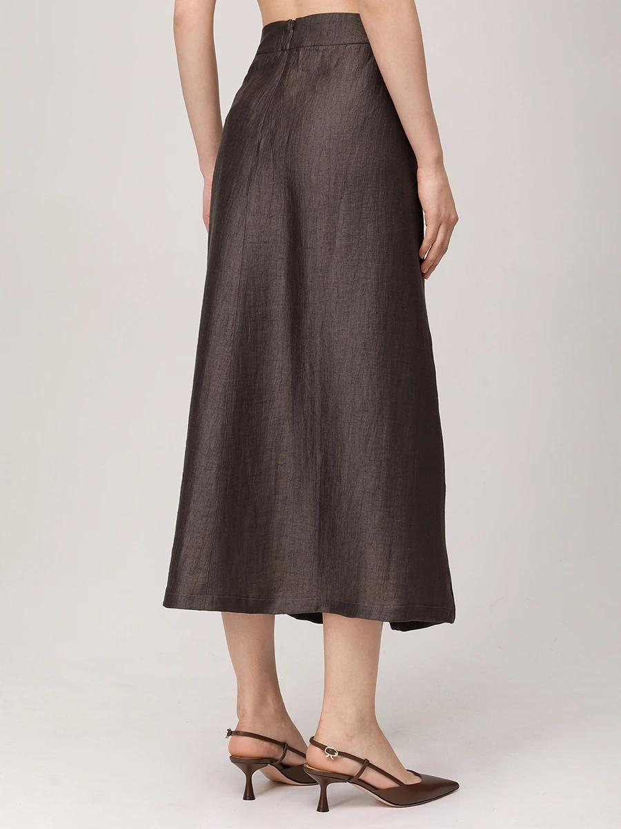Юбка льняная