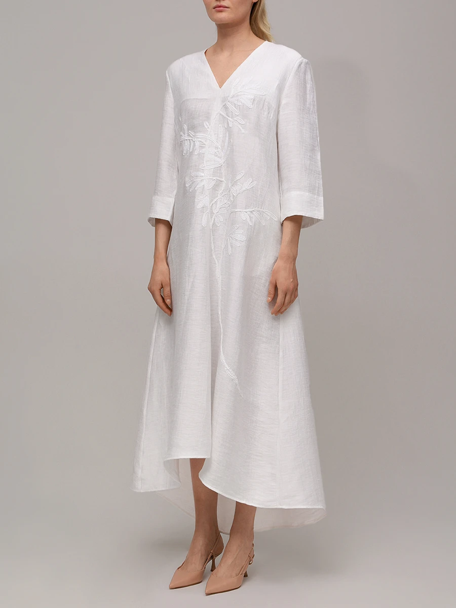 Платье льняное