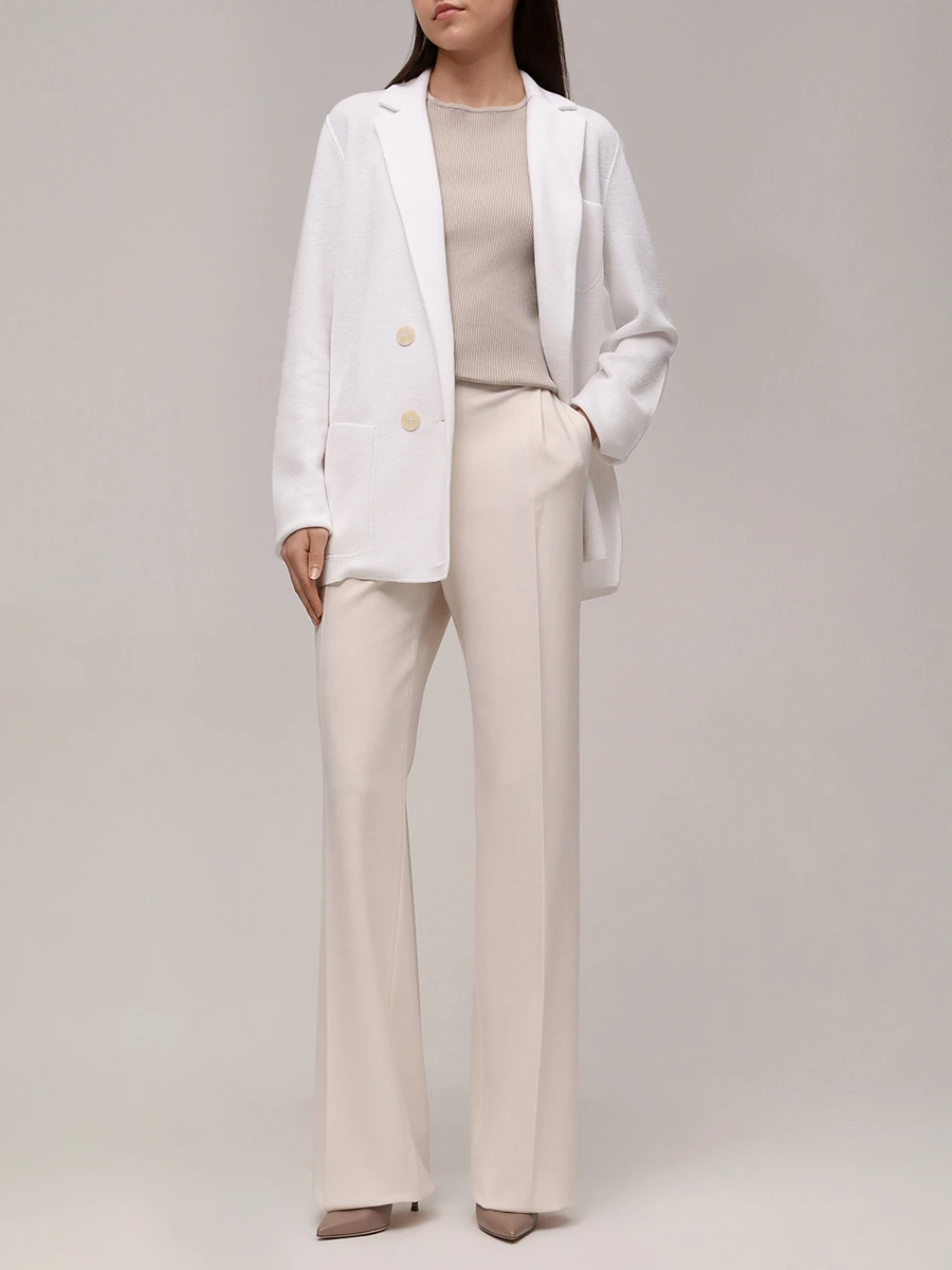 Жакет из льна и вискозы