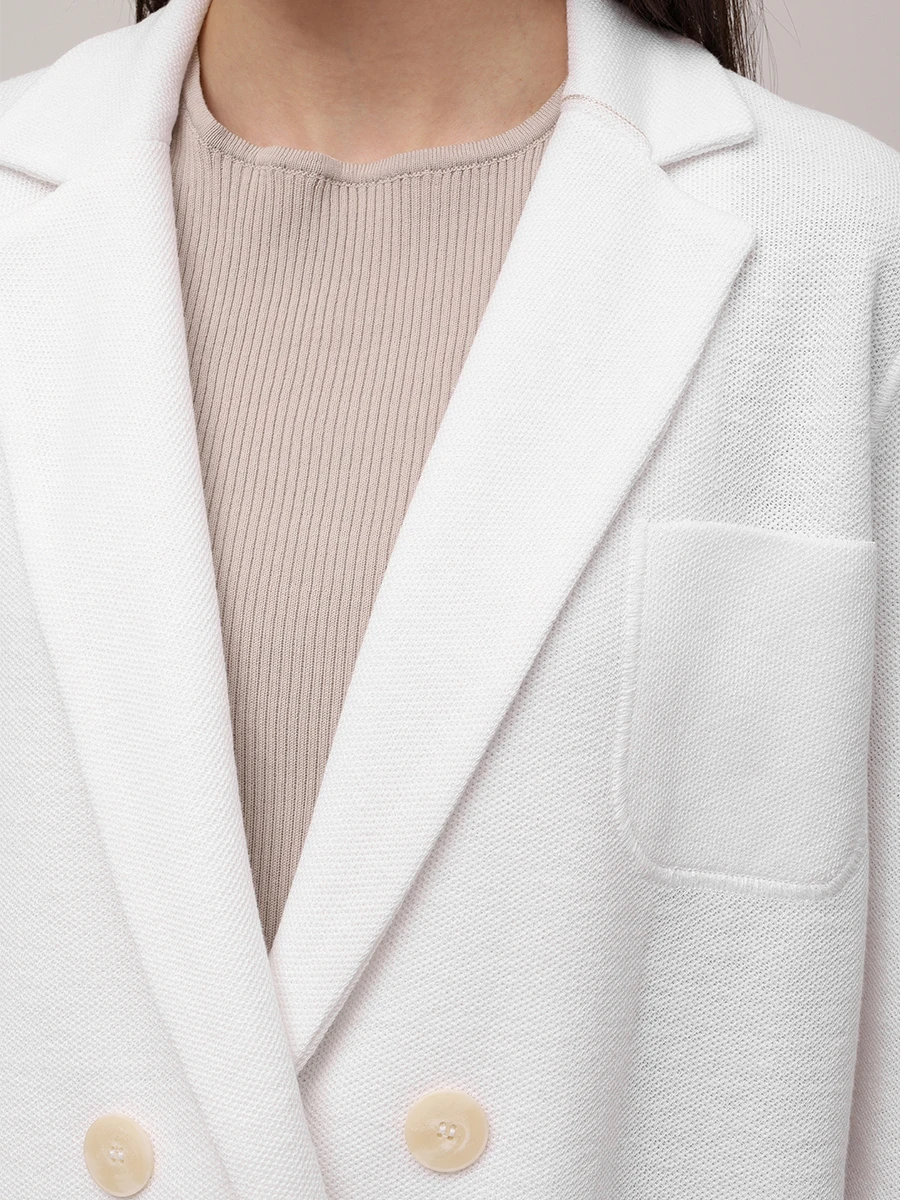 Жакет из льна и вискозы