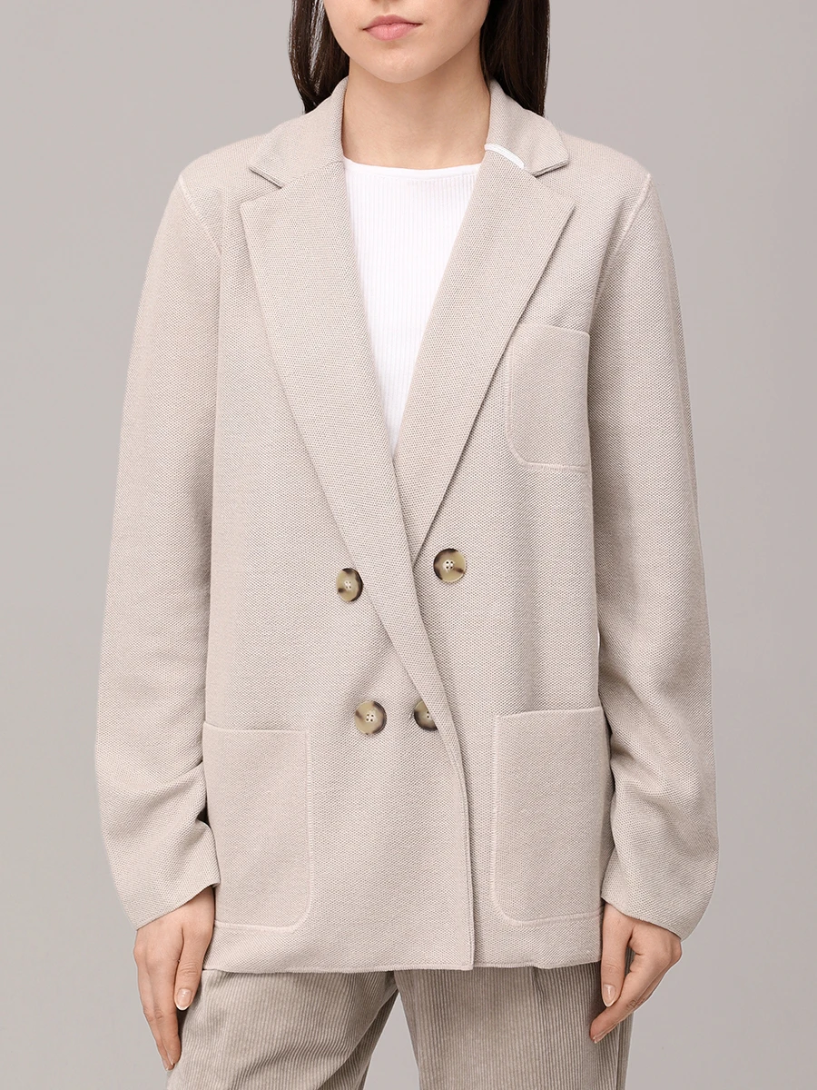 Жакет из льна и вискозы