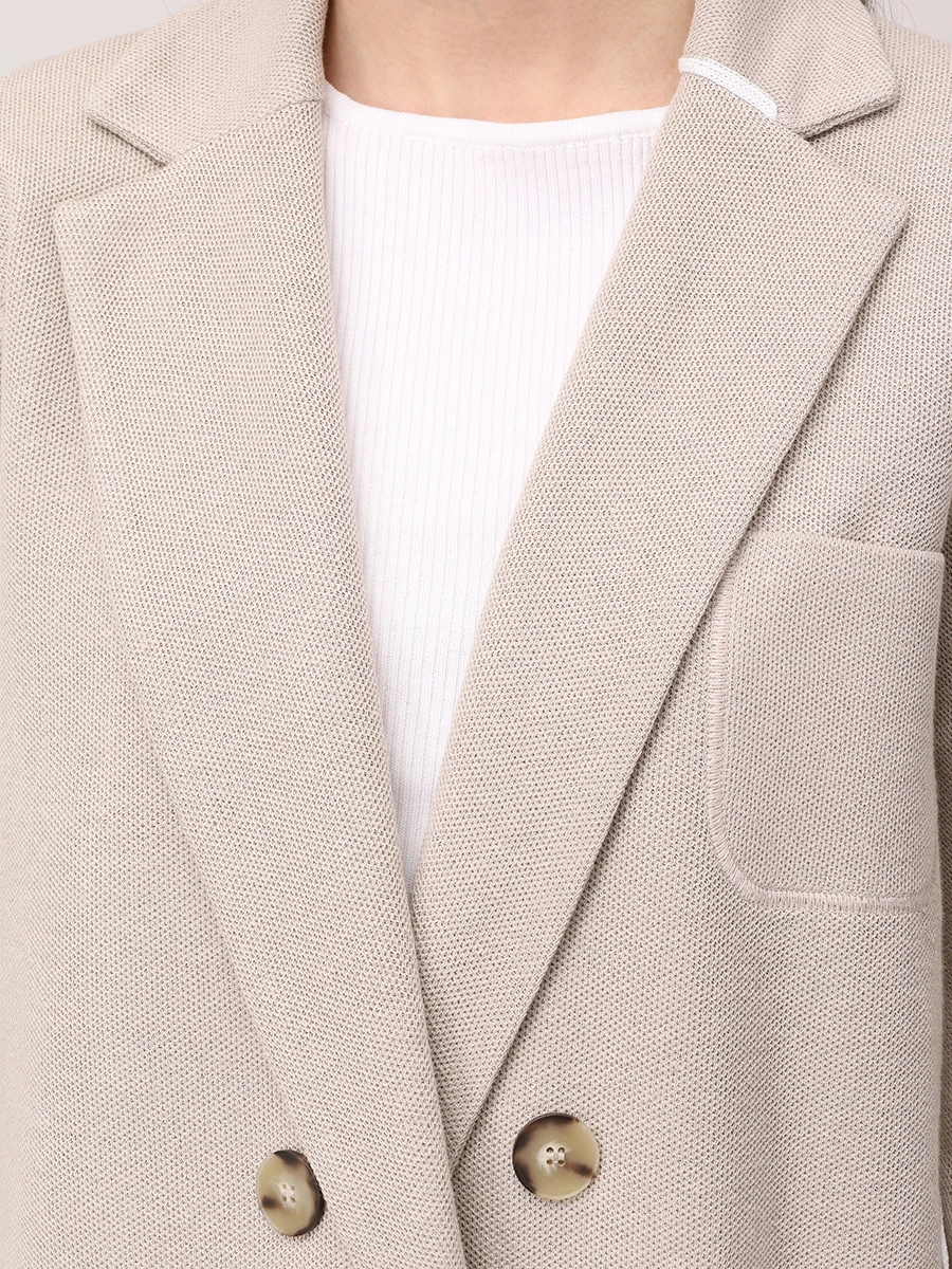 Жакет из льна и вискозы