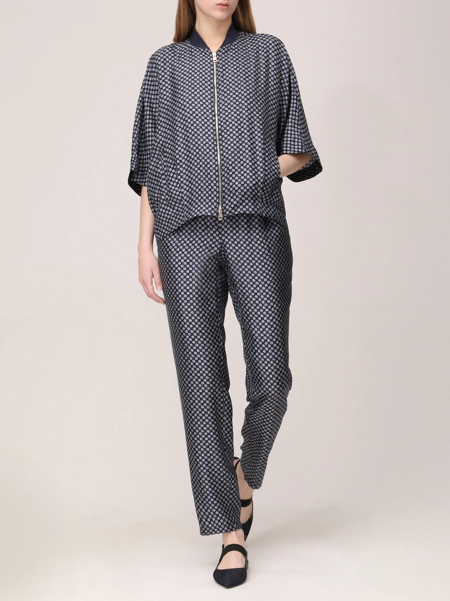 Брюки шелковые