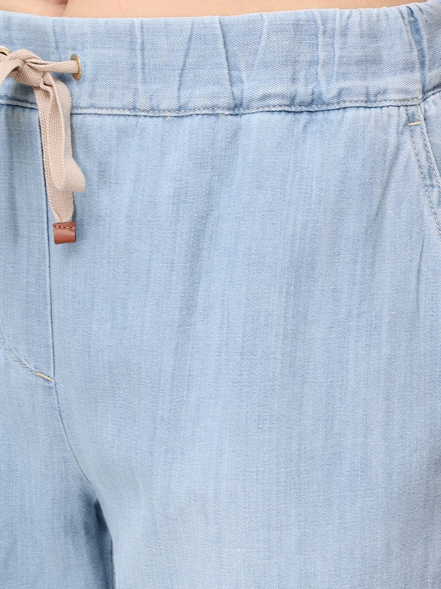 Брюки из хлопка и льна