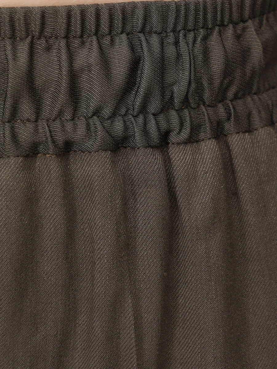 Брюки изо льна и вискозы