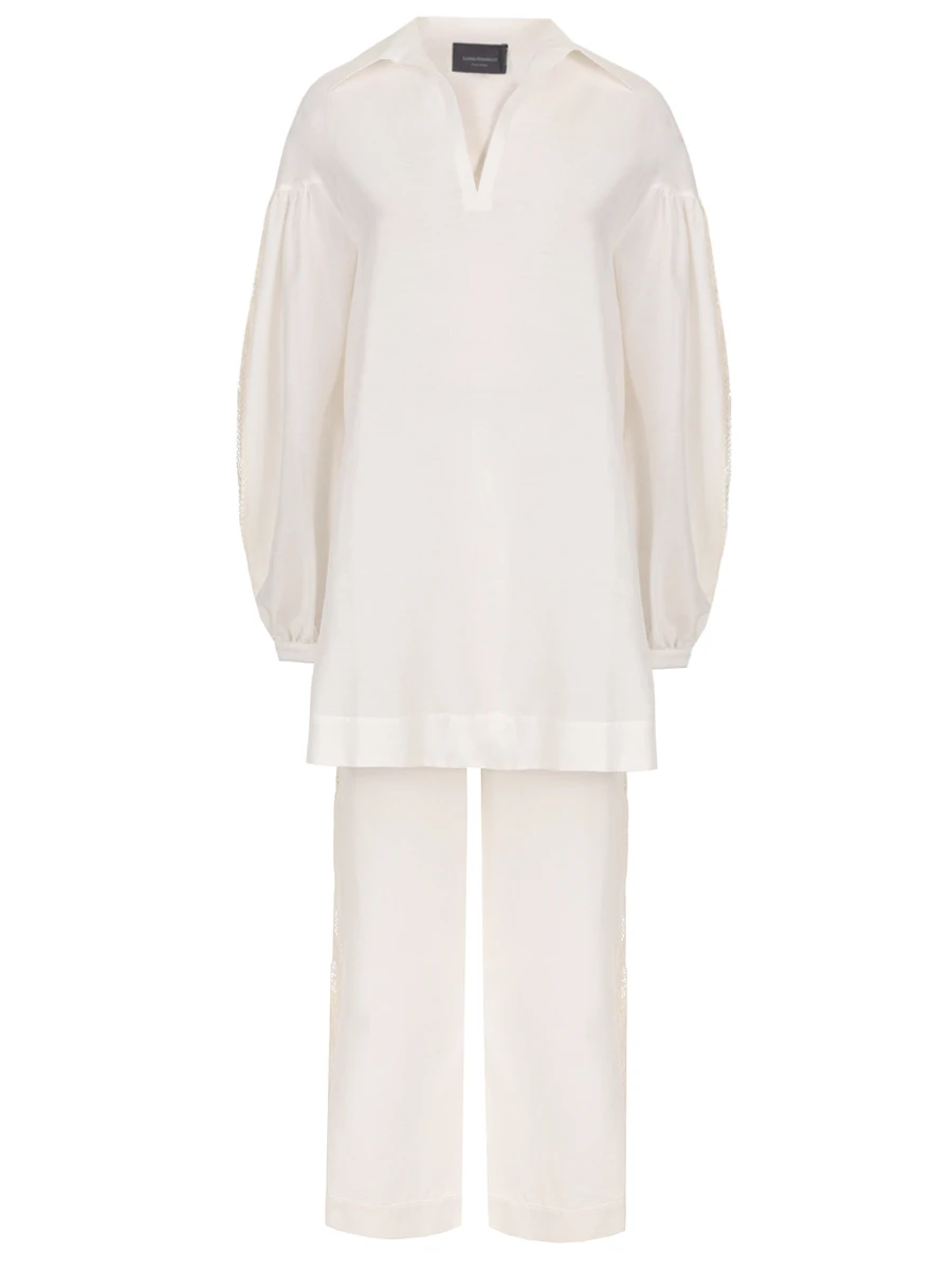 Костюм из хлопка и шелка