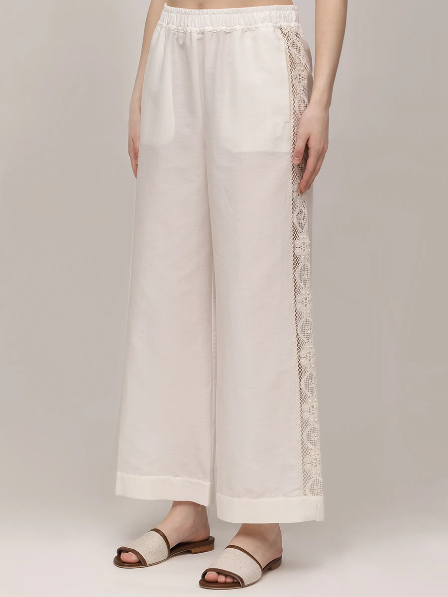 Костюм из хлопка и шелка