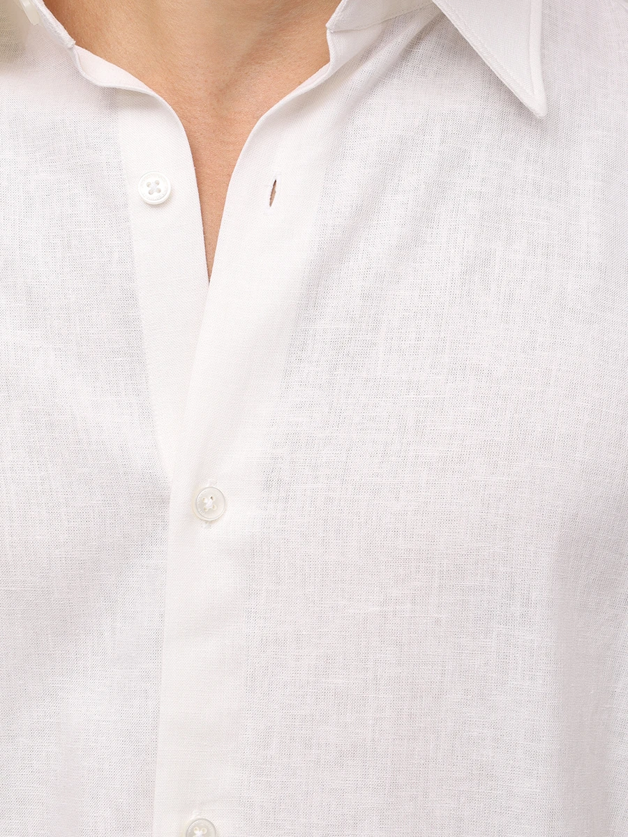 Рубашка из вискозы и льна