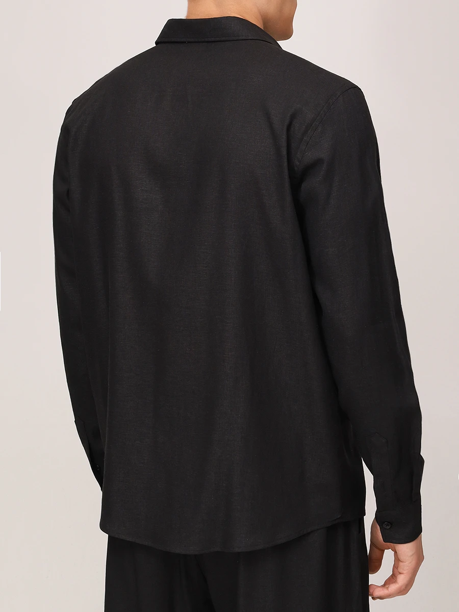 Рубашка из вискозы и льна