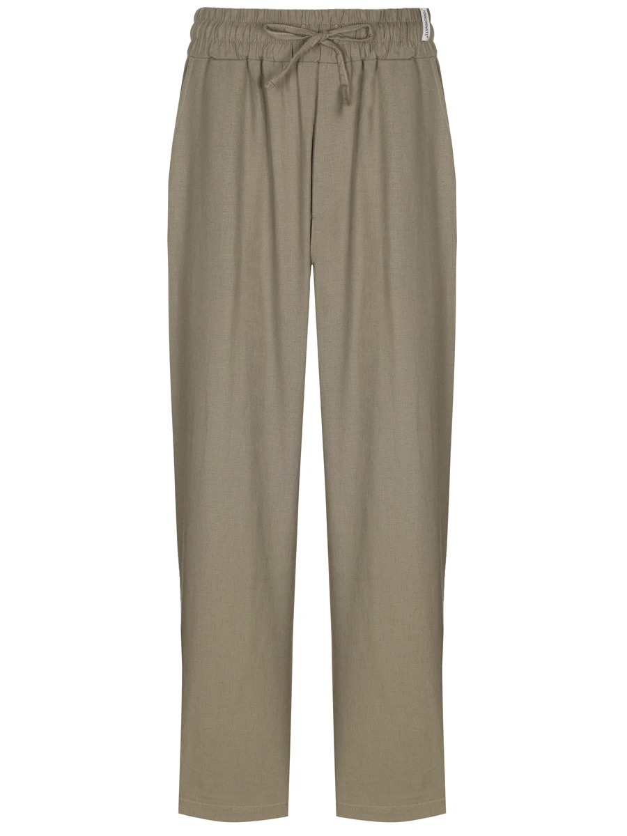 Брюки изо льна и вискозы