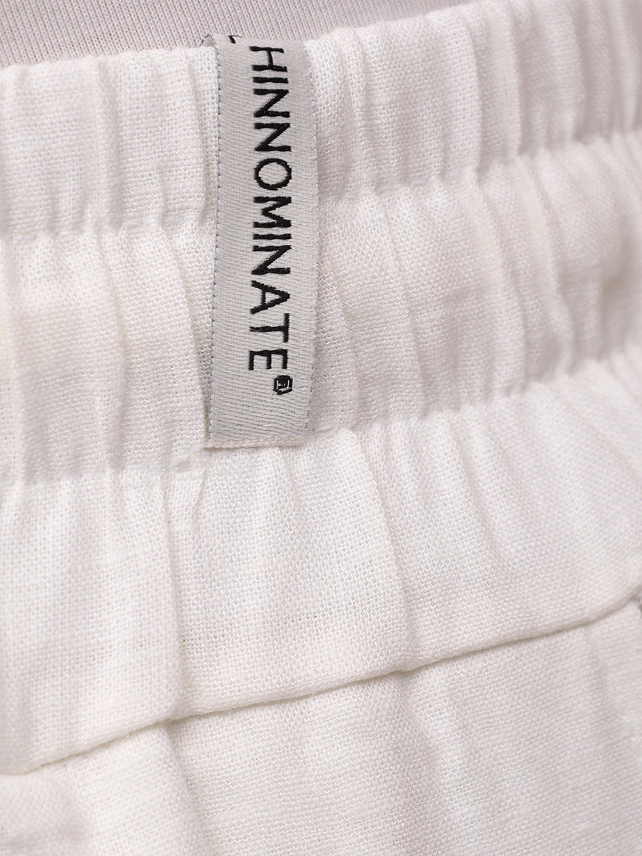 Брюки изо льна и вискозы