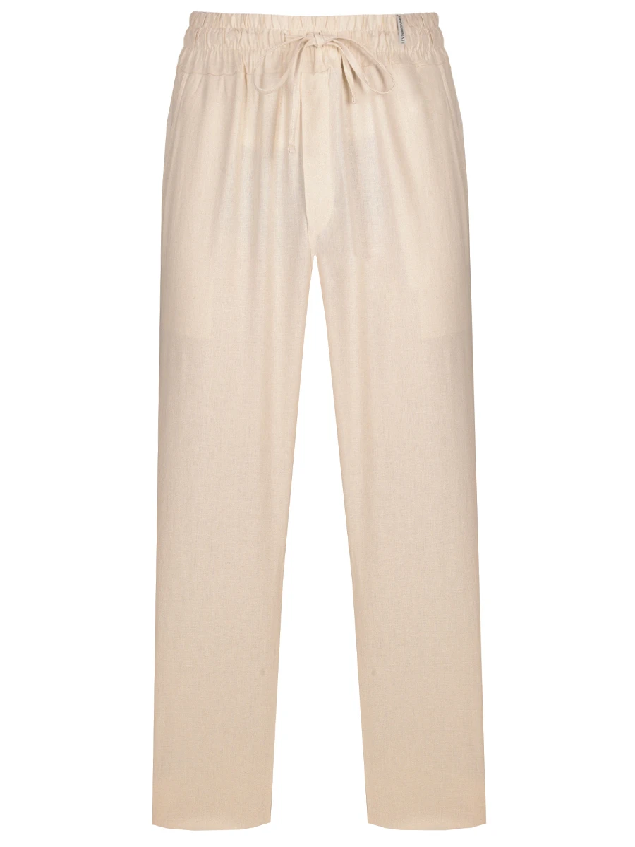 Брюки изо льна и вискозы