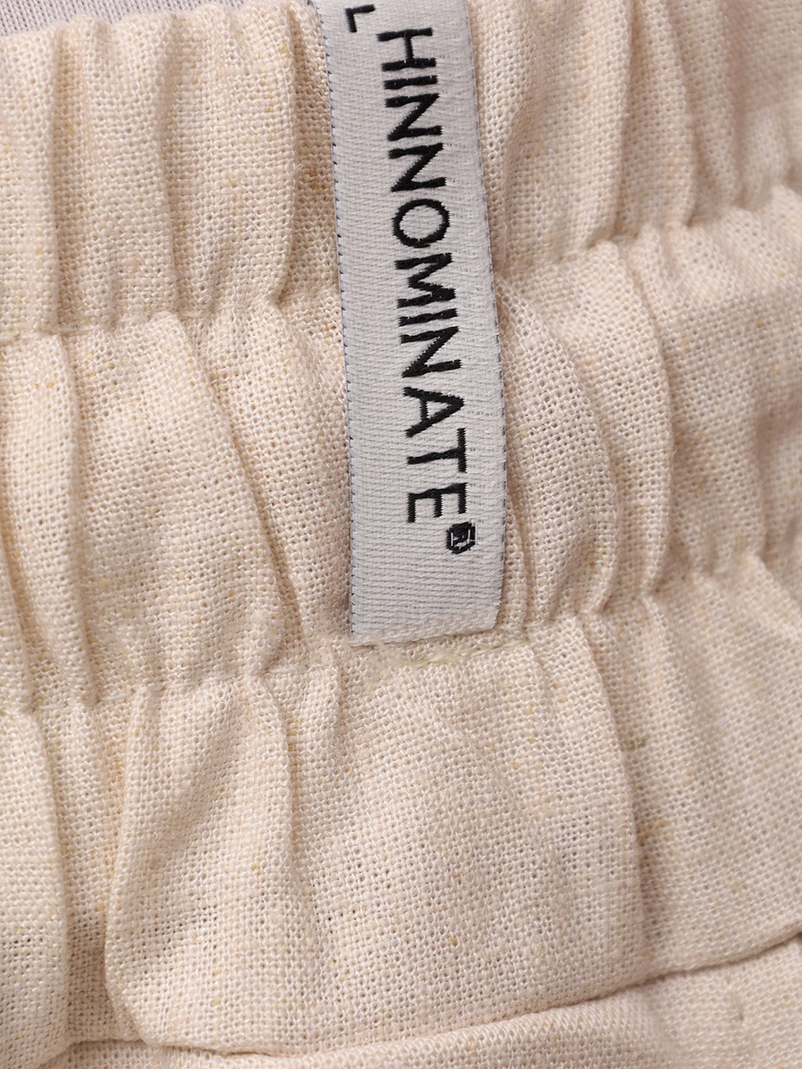 Брюки изо льна и вискозы