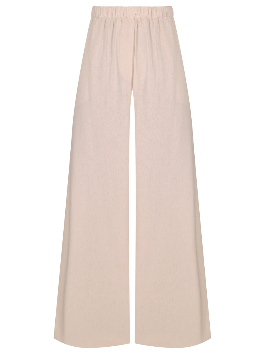 Брюки из вискозы и льна