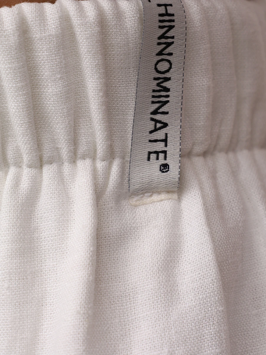 Брюки из вискозы и льна