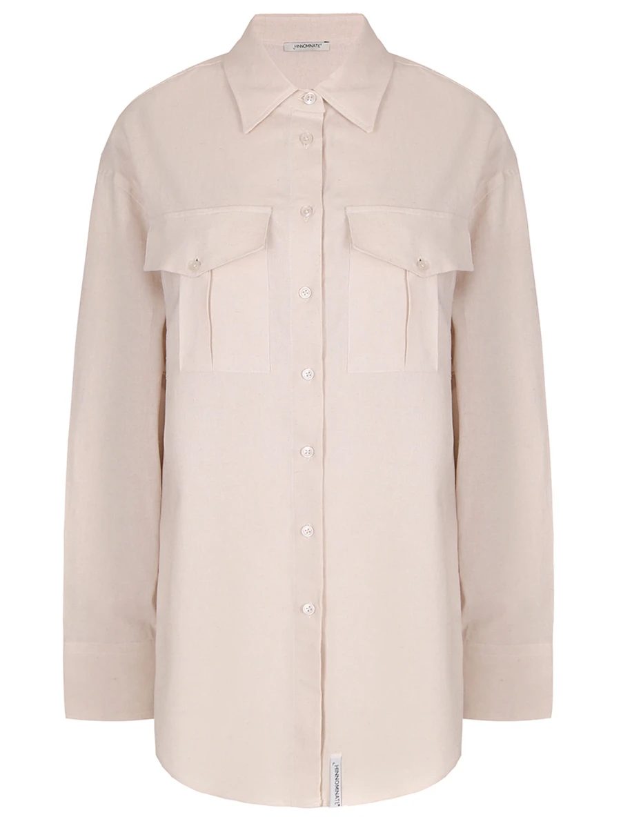 Рубашка из вискозы и льна