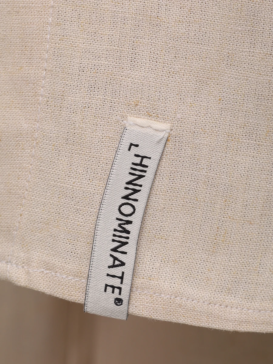 Рубашка из вискозы и льна