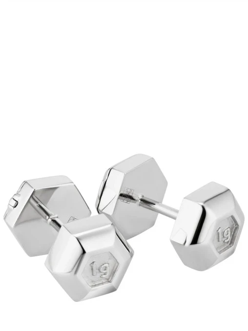 Запонки Dumbells Cufflinks серебряные RUNA CONCEPT